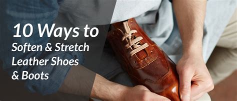 stretch fake leather shoes|softening leather shoes.